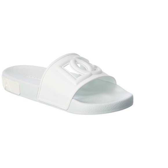 Dolce & Gabbana Shoes - Dolce & Gabbana Logo Rubber Slide